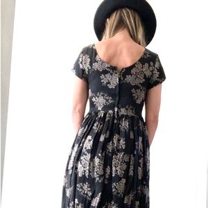 Vintage Evening Cocktail Dress Cute or Formal SILK & LINED